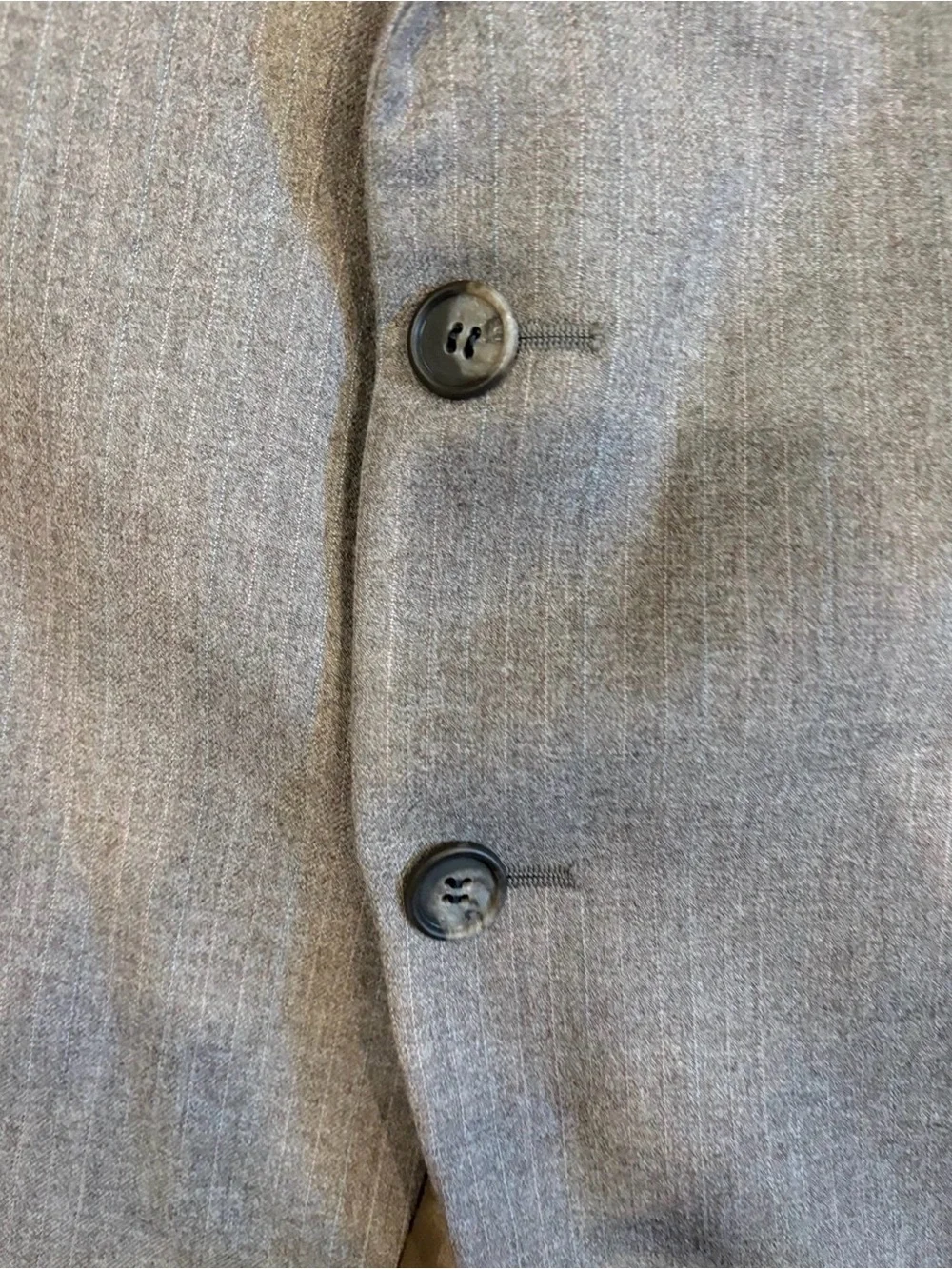 Vintage Sasson Brown Taupe 100% Wool Blazer Men’s 44 Classic Sport Coat